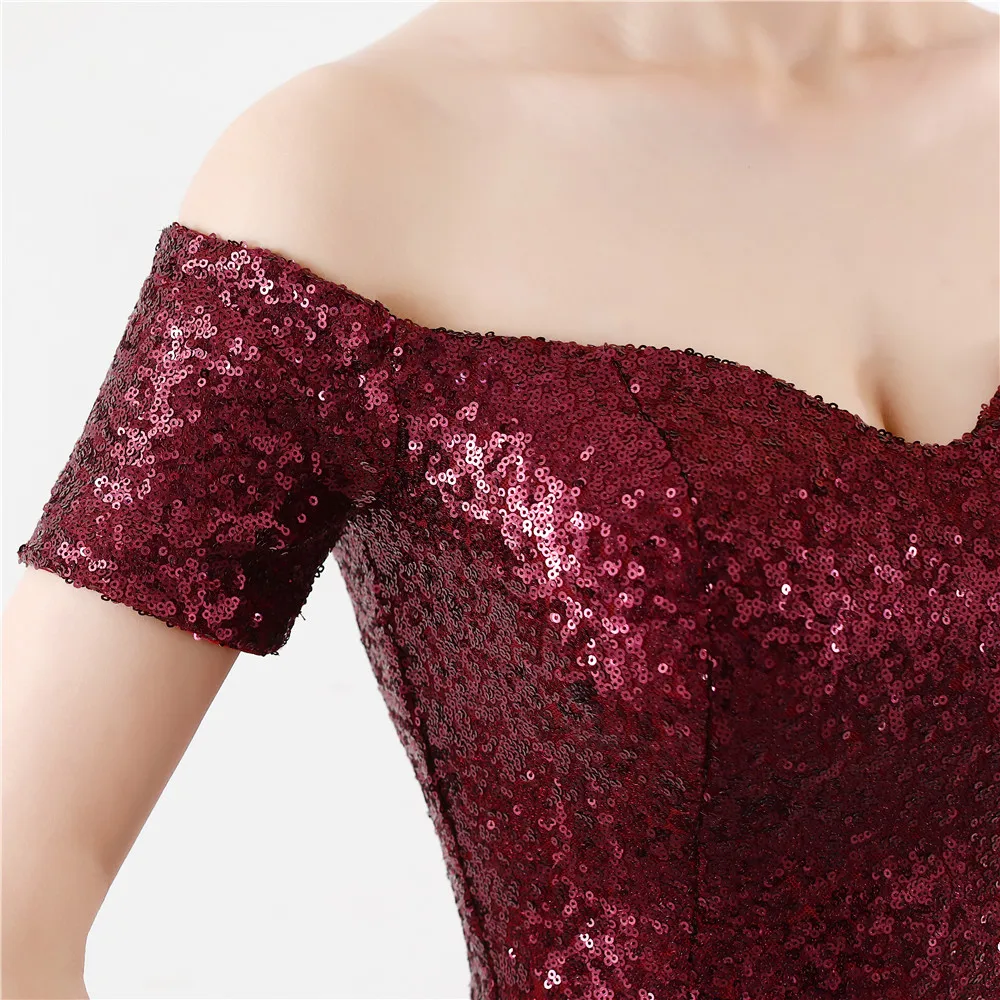 sexy dress sequin off shoulder | GoldYSofT Sale Online