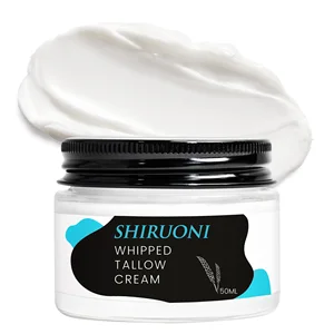 Private Label Organic All-Natural Whipped Beef Tallow Cream Hydrating Brightening Grass Fed Tallow Moisturizer