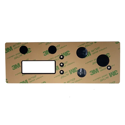 Пользовательская клейкая наклейка lexan, наклейка, передняя панель управления