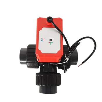 DN25/1'' Core Three Wire L Type Three-Way Ball Valve Hard Sealing Ceramic Electric for Water General 18 Months Warranty