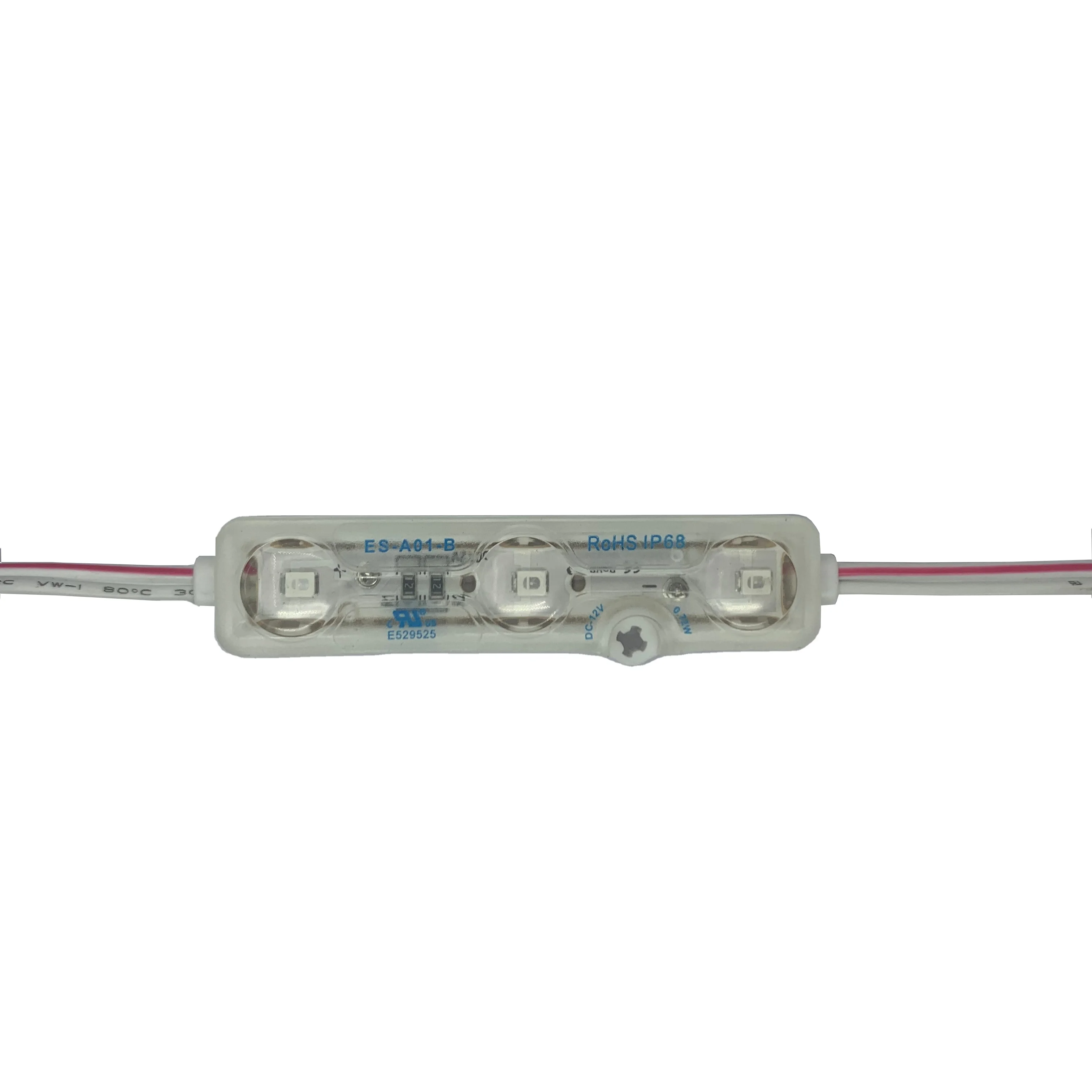 A01 UI Listed LED Module  Outdoor IP68 Waterproof  Ultrasonic 2835 SMD New 3 LED Modules  for Sign Letters