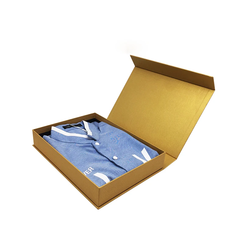 dress shirt packaging Wholesale Custom Logo Paper Cardboard Clothing Garment T-Shirt Packaging Gift Boxes