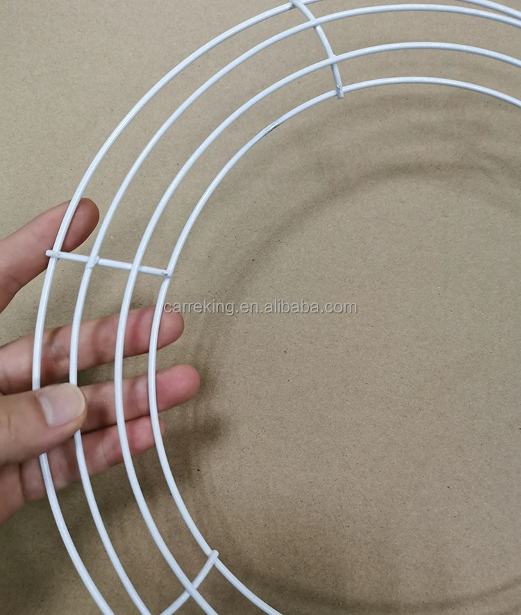 Metal Wreath Frame Ring Round Diy Macrame Floral Crafts Wire Wreath