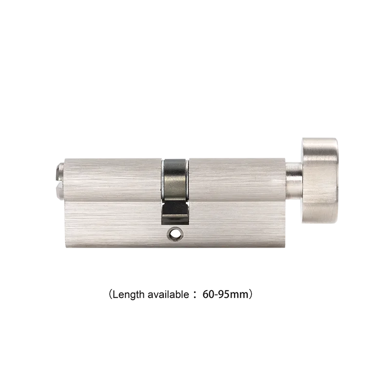 Fire Rated 70mm Toilet Profile Cylinder for Bathroom Single Open European Door Lock Cylinder factory
