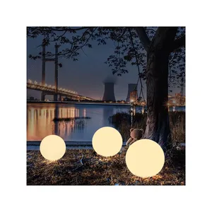 Cheap LED Floating Globe Pool Light Colorful Waterproof Event Party Decorations IP67 Plastic Body Battery Powered for Garden Use