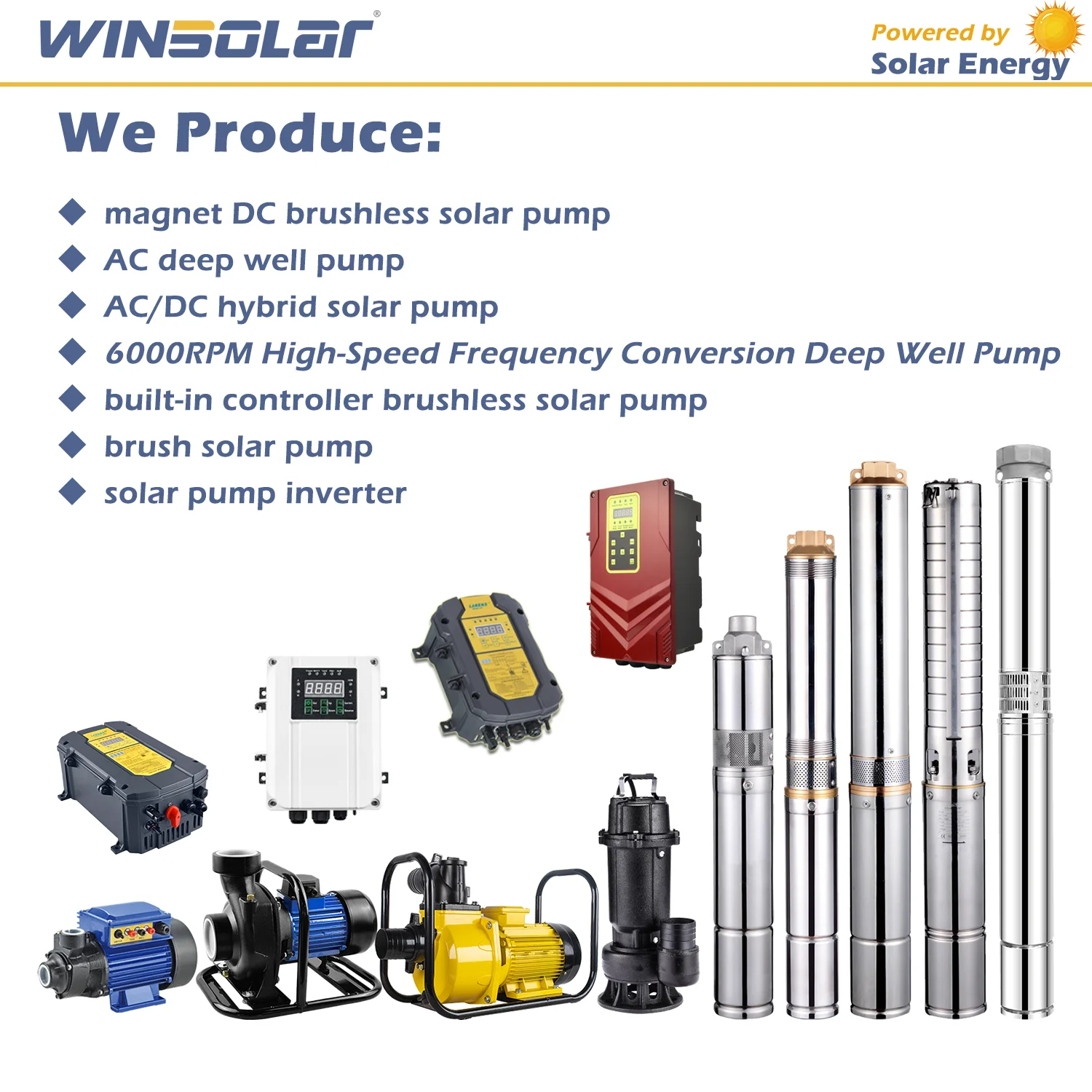 DC Deep Well Submersible Solar Power Water Pump System Solar Borehole Pumps for Agriculture Irrigation