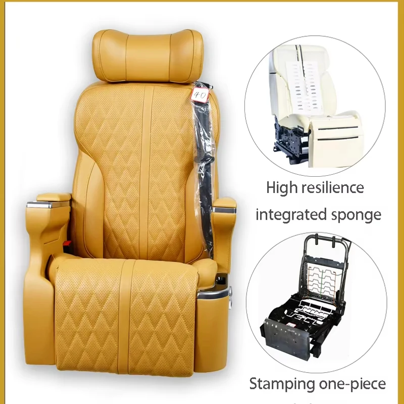 Made in China Custom Leather Recaro Car Seat Commercial Power Folding Ventilated Heated Seat