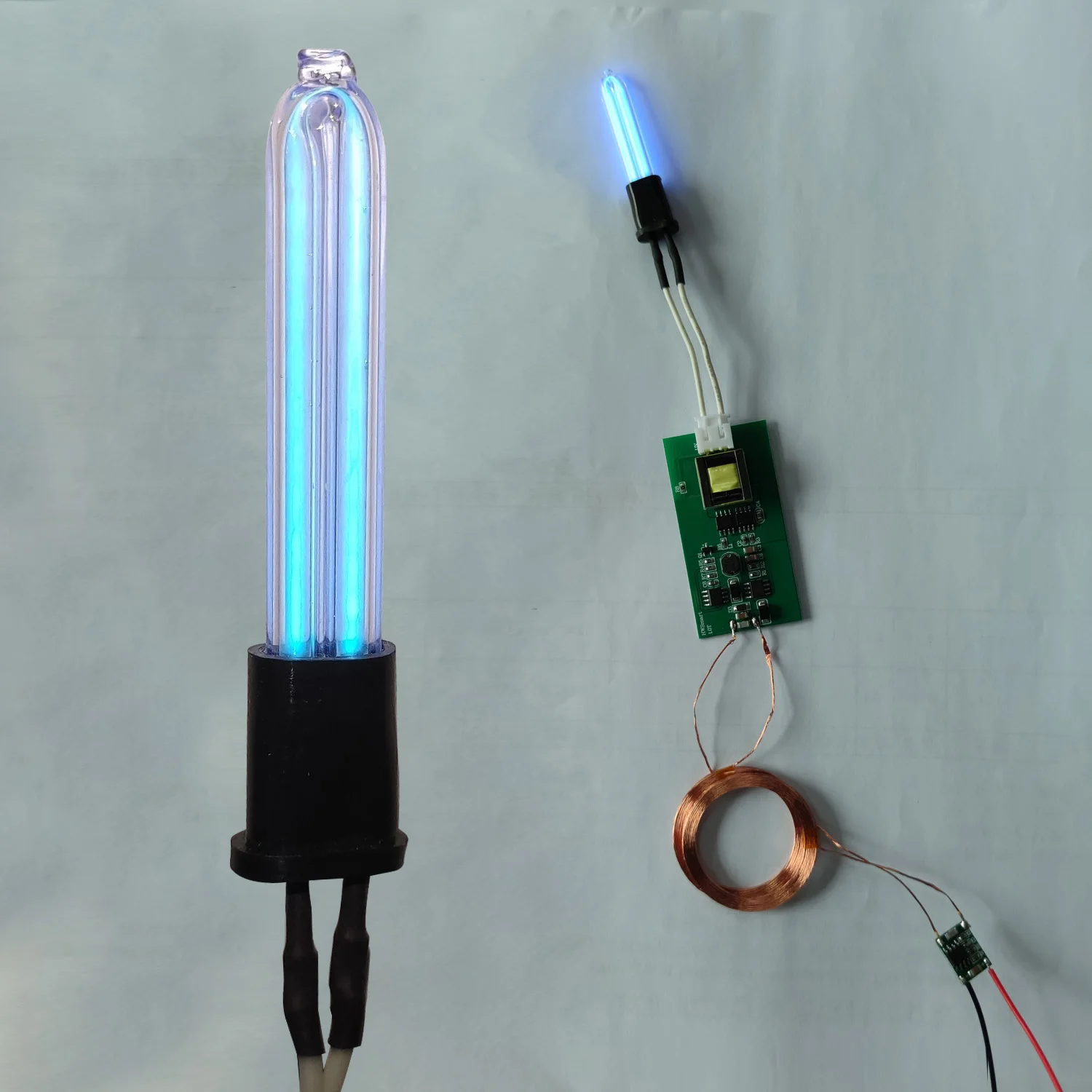 Индивидуальные DC3.7V 5 В, 12 В, 24 В постоянного тока, 185nm & 254nm портативный с холодным катодом (CCFL) с холодным катодом УФ бактерицидная лампа