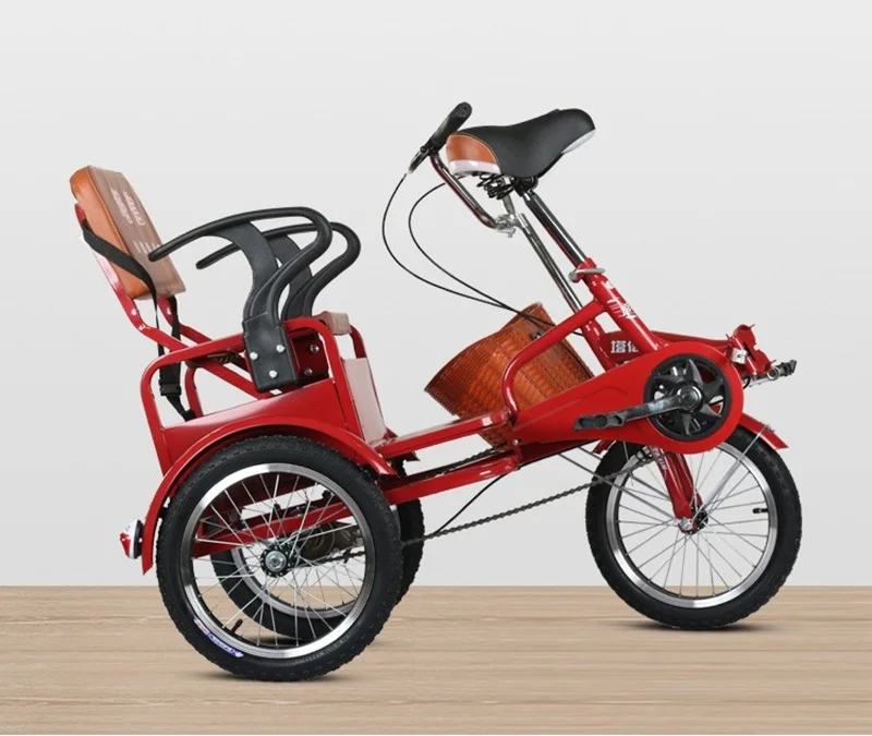 Good Quality Low Price Wheel Bikes for Adults With Gears Adult Trike  Wheel Adult Tricycle Wheel Bicycle