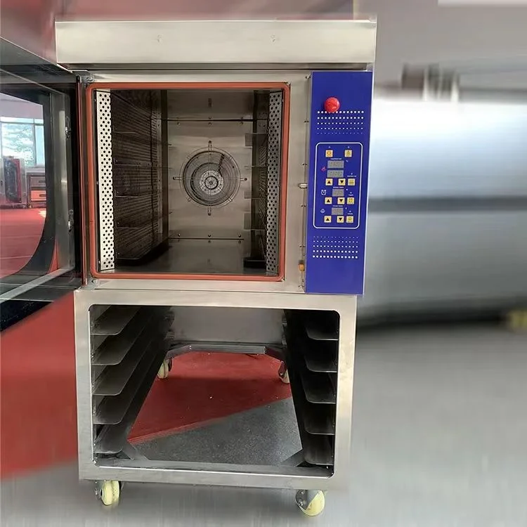LEMON MECH Five-layer Electric Hot air Oven Steam with Base Bakery Convection Oven Commercial