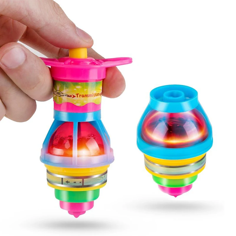 Лидер продаж мигающие музыкальные вращающиеся топы игрушки со светодиодным светом новинка объемные подарки для