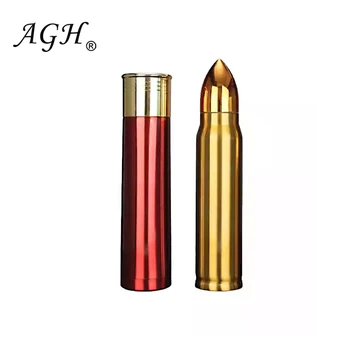 Wholesale Shotgun Shell Stainless Steel Water Bottle Double Walled Vacuum Insulated Bullet Tumbler Cups In Bulk