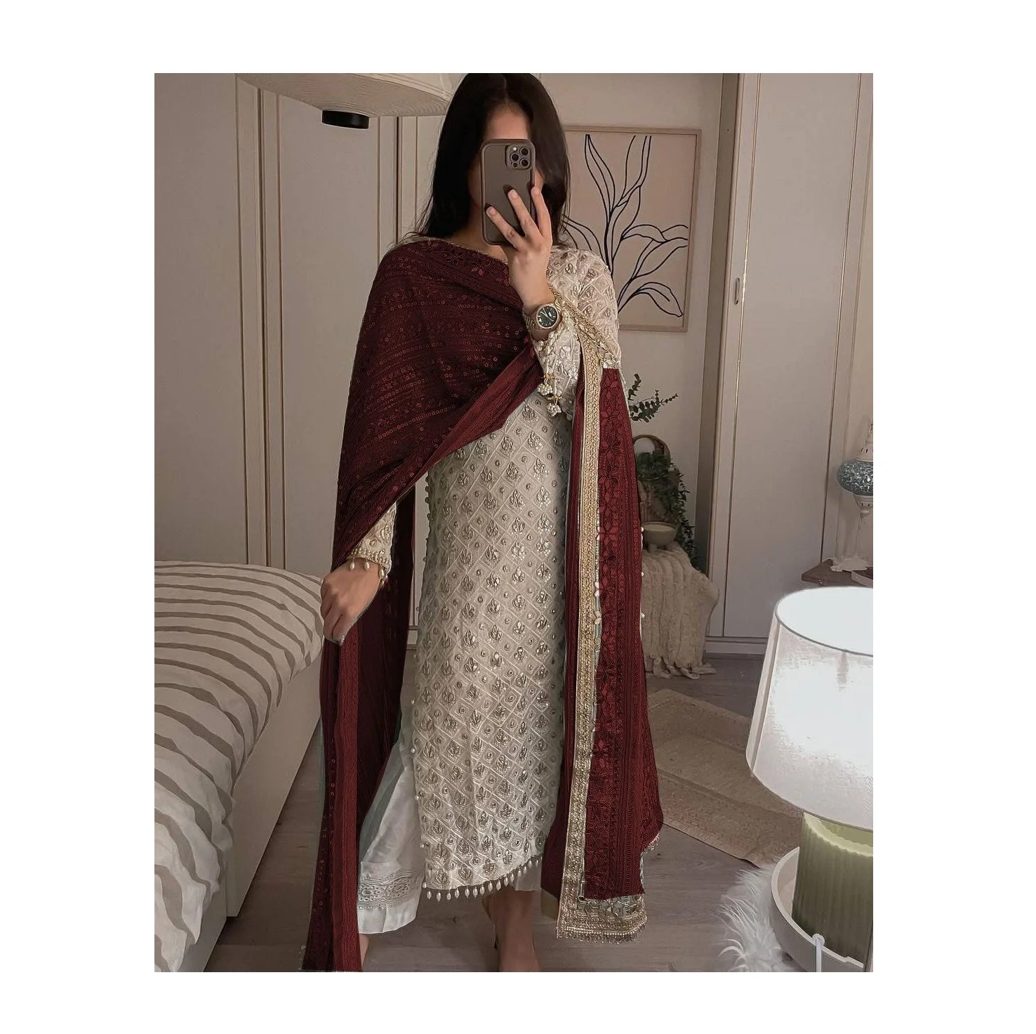 Most Selling Sequence Embroidery Work Salwar Pant with Dupatta for Festival and Special Occasion at Export Price