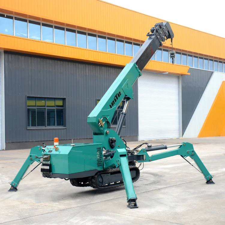 Aerial Work Spider Crane  Portable Floor Hydraulic Small Crane for Warehouse Construction Lifting Equipment Mini Hoist Cranes
