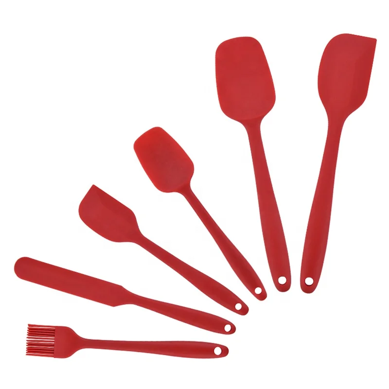 Wholesale Best Silicone Spatula Pastry Silicone Baking Set 6pcs Spatulas Set - Buy Silicone Spatulas,Best Spatula Baking Set,Spatola Spatule Spachtel ...