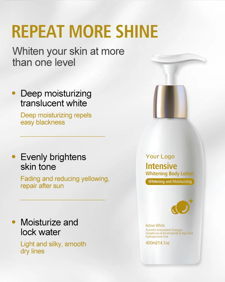 Free Sample Best Kojic Acid Glutathione Niacinamide Skin Intensive