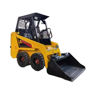 Hot sale high quality Mini Standing skid steer loader gasoline wheeled mini loader with factory price