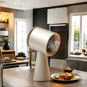 Portable Home Exhaust Fan Household Kitchen Mini Desktop Range Hood to Go