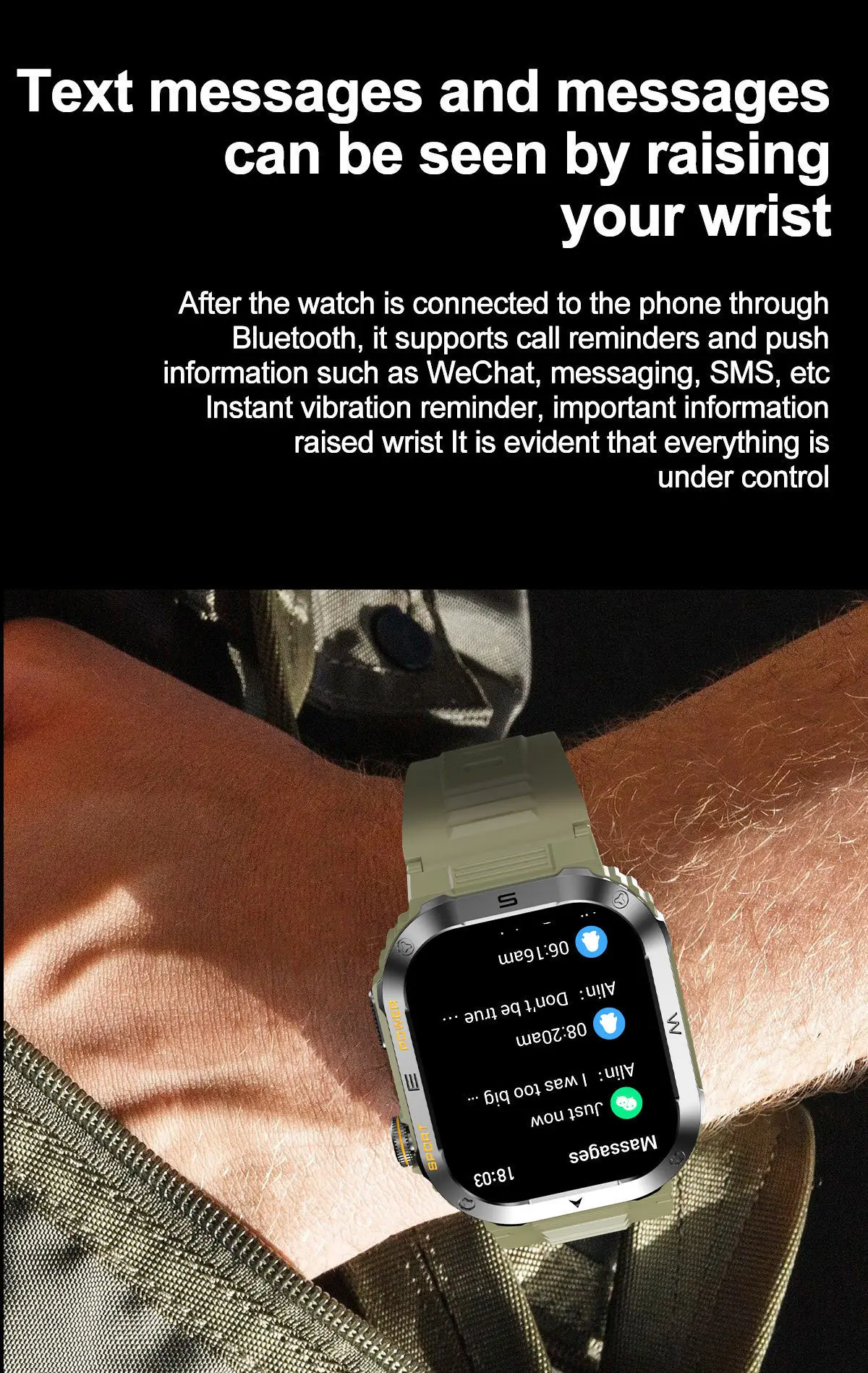 Mt39 Outdoor Sports Smart Watch 1.96 Inch Fitness Tracker Calling Reloj Montres Intelligentes Zegarek Ip68 Waterproof Smartwatch