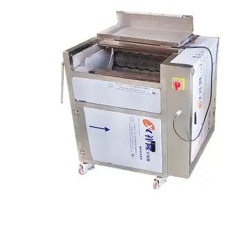 Commercial Automatic Stainless Steel Brush Washing Machine for Potato, Sweet Potato, Taro Cleaning