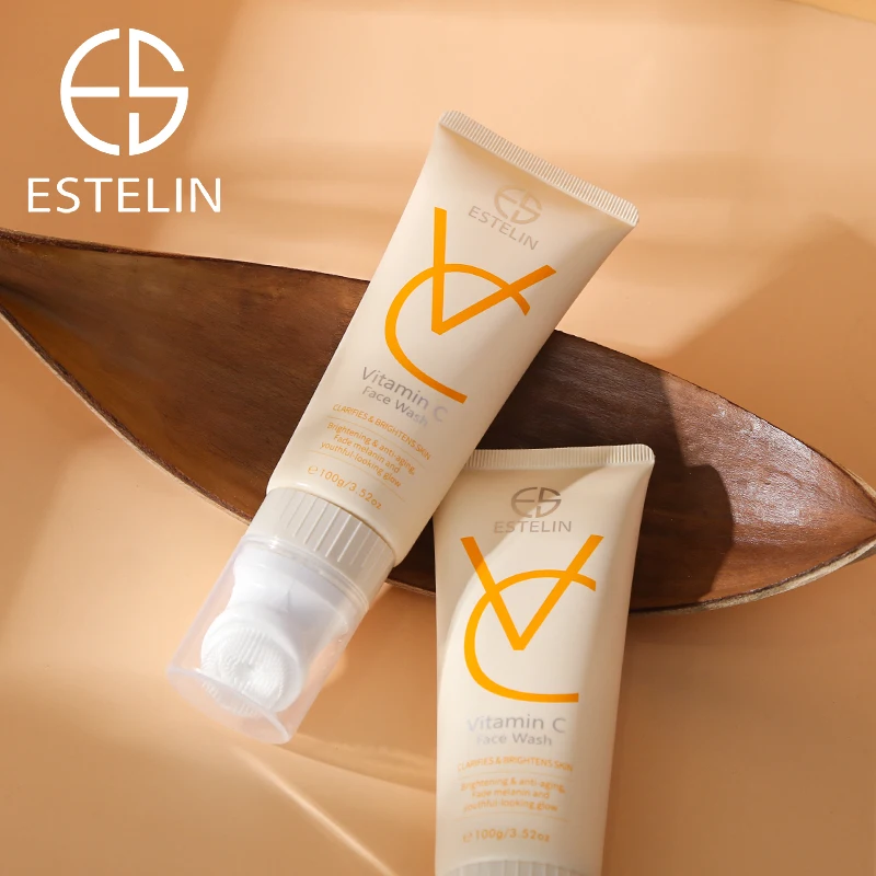 ESTELIN Deep Cleansing Anti Aging Vitamin C Brightening Face Wash 100g