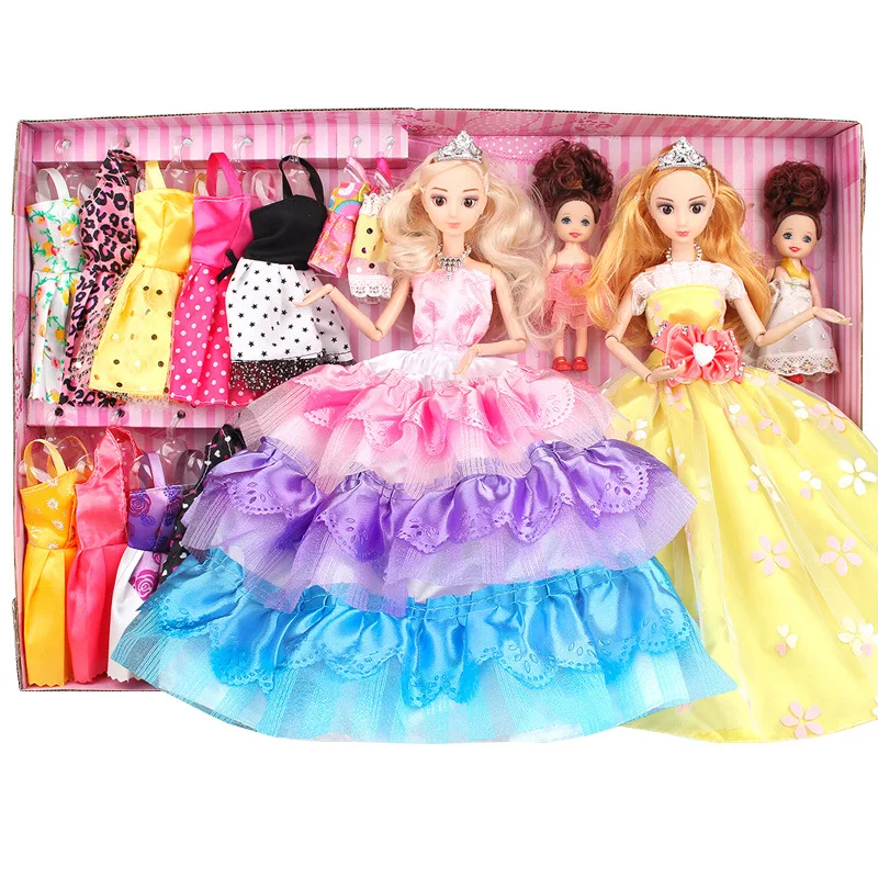 Barbie doll best sale dress up set