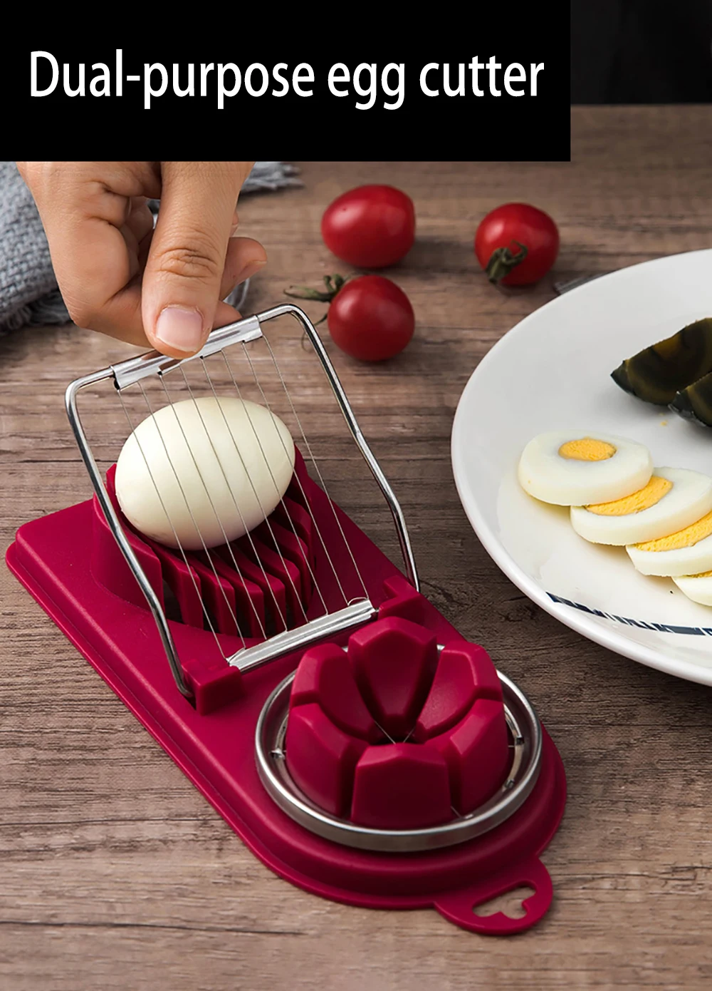 Egg Cutting Tool Egg Cutter Egg Slicing Divider Fancy Splitting Cutting  Loose Flower Eggs Multifunctional Egg Cutter For Kitchen