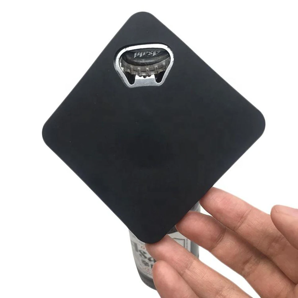 Econo bottle opener coaster