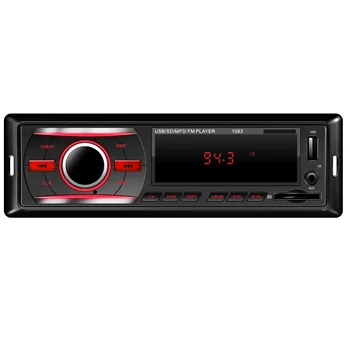 PIONEER CAR AUDIO WITH BT SD USB AUX CAR STEREO MP3 PLAYER WITH LCD PANEL LED PANEL OPTIONS CAR STEREO