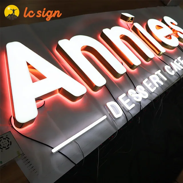 Hot Led Led Illuminated Letters Acrylic Sign Portable Led Letter Sign ...