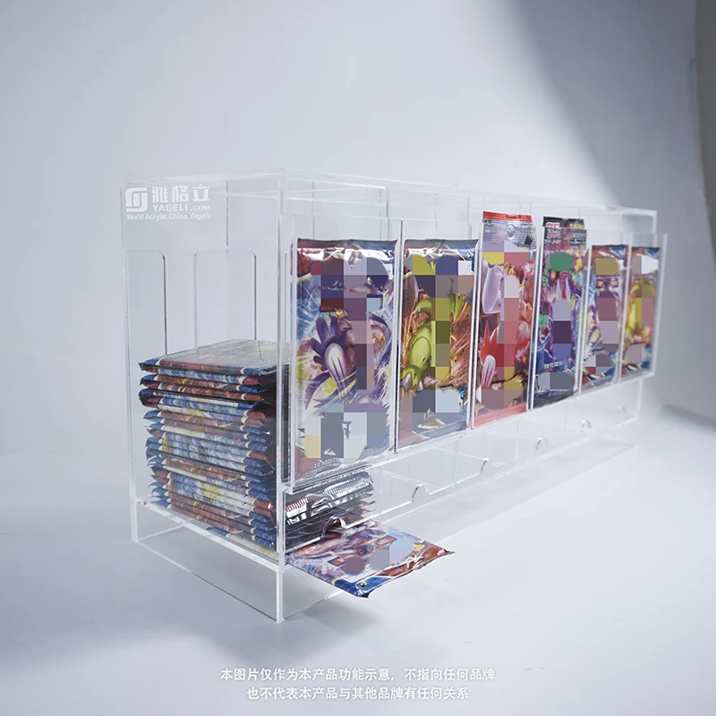 カードパックディスペンサー,3段式アクリルブースターボックス - 透明な整理収納ボックス スポーツ ベッドルーム オフィス 家庭用 カードパック  ディスペンサー | 3段式アクリルブースターボックス - 透明な整理収納ボックス スポーツ ベッドルーム オフィス 家庭 カード ... ブースターパックケース, 3 スロット アクリル カードディスペンサー オーガナイザー, 透明な整理収納ボックス スポーツ ベッドル