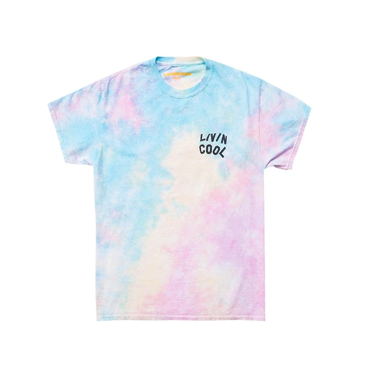 Men 100% Cotton Short Sleeve Tie Dye T 