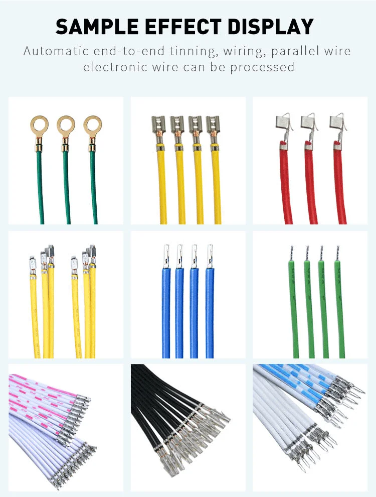 Fully Automatic Five Wires Cable Cut Crimp And Soldering Machine Singlehead Twisting Wire