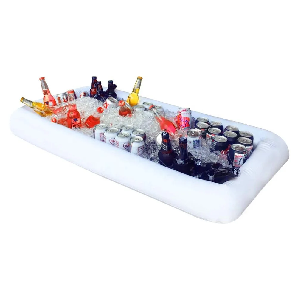 Inflatable Ice Serving Buffet Bar Salad Food Drink Tray Cooler Container for BBQ Picnic Party