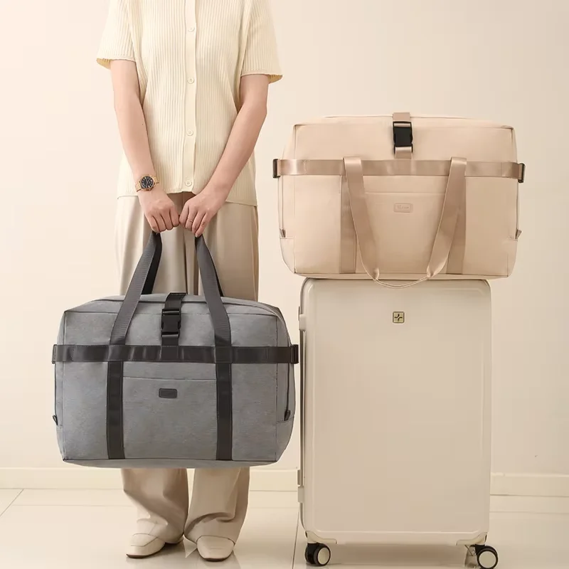Wholesale Foldable Lightweight Bag Large Capacity Travel Luggage Storage Bag Duffel Bag With Custom Logo