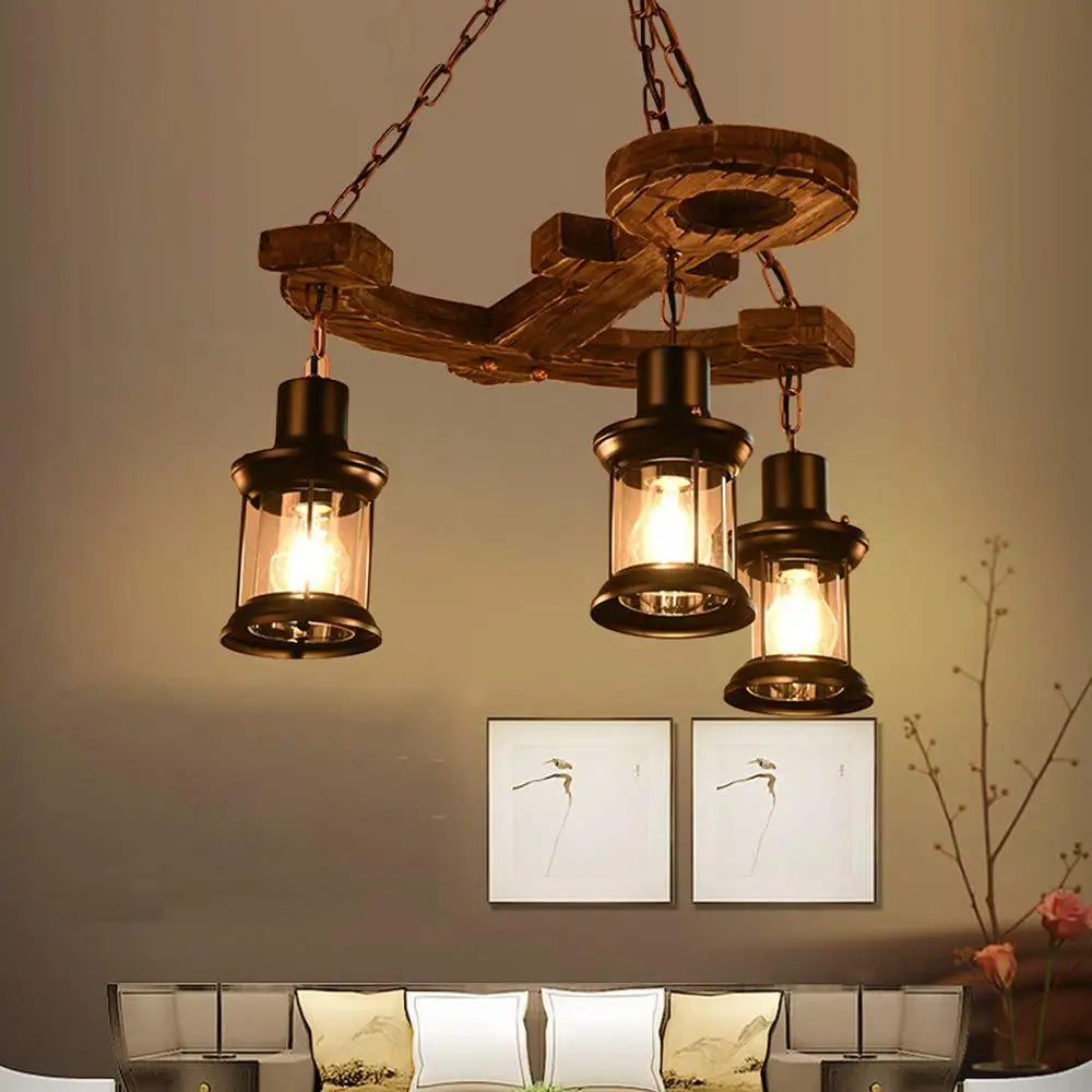 Loft Industrial Retro Lampadario Personalità Bar Ristorante