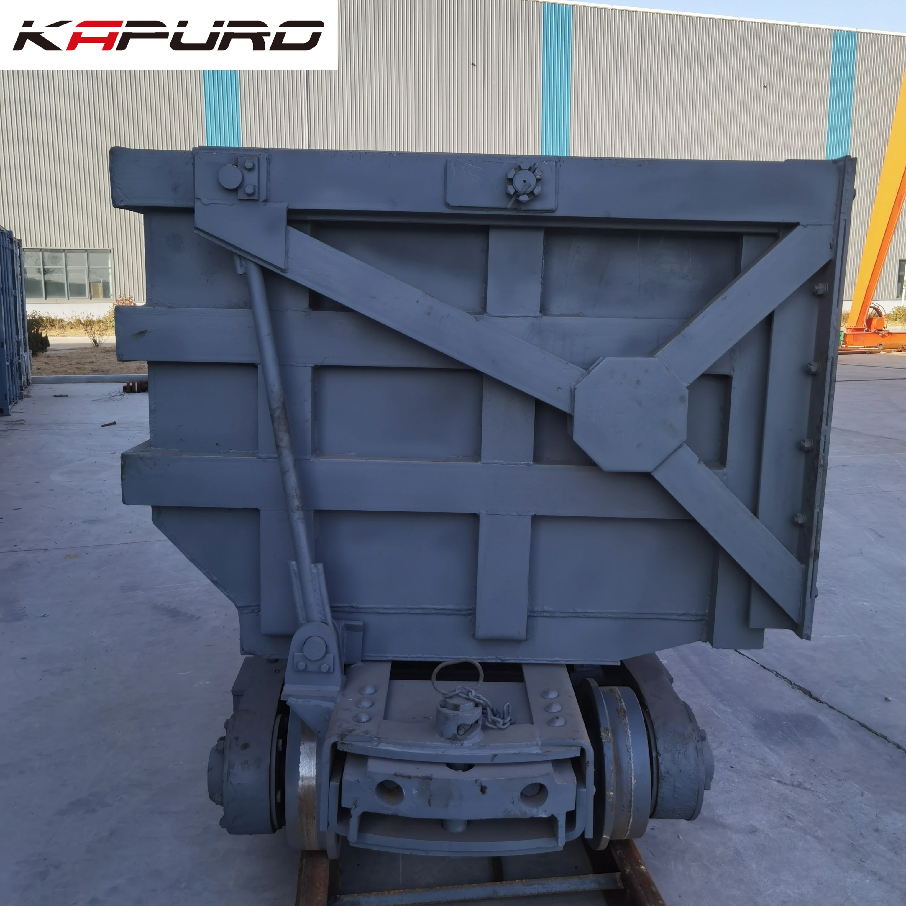 product high quality 6cbm single side dump mining wagon new condition side dumping mine cart with core bearing component-13