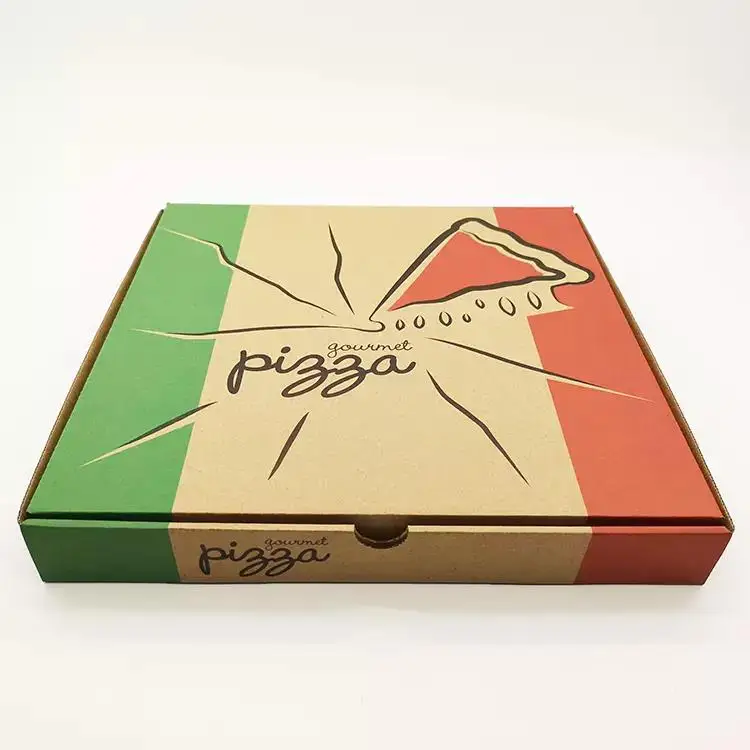 Wholesale Pizza Box Package Carton Supplier Custom Logo Design Printed