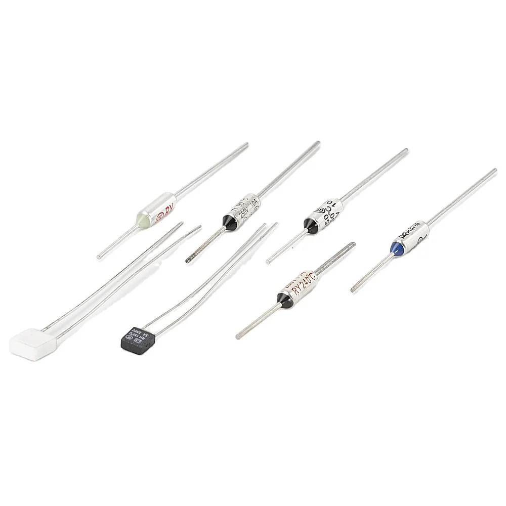 Electrical Metal Leaded Temperature Ceramic Thermal Fuse 1A 250V