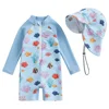Motif sous-marin bleu