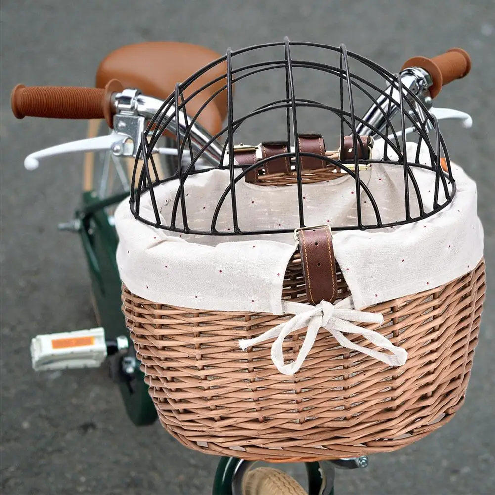 bike with cat basket