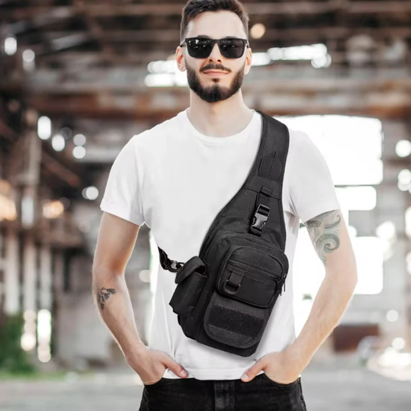 Borsa Tattica Spalla Nascosta Per Pistola - Militare, Campeggio, Caccia - Foto 7