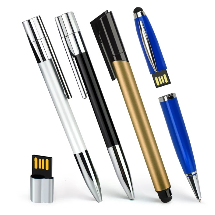 金属外壳4g圆珠笔品牌2.0闪存盘16g廉价SDK UDP芯片名片笔驱动8G
