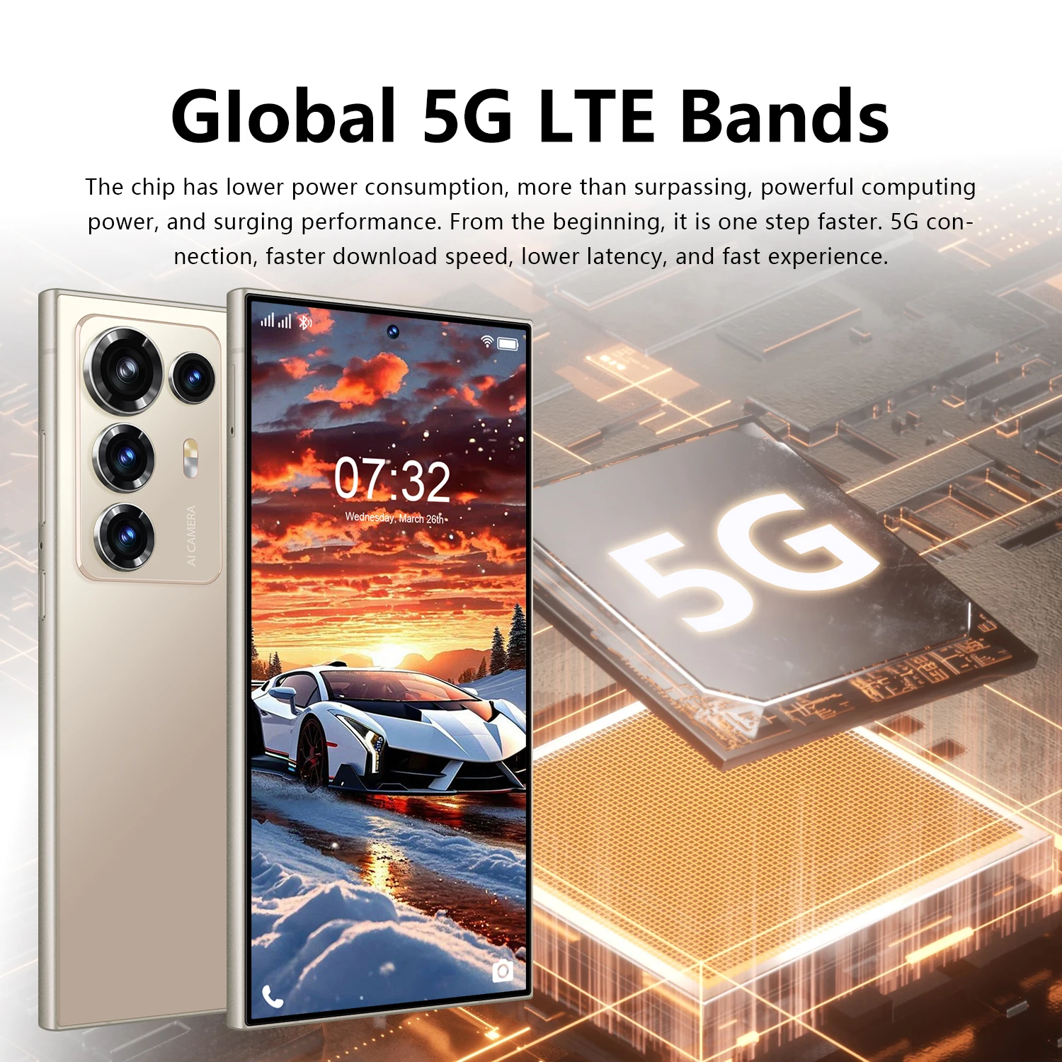S25 ULTRA 5G Smartphone with 7.3 Inch HD Screen 8800mAh Battery 108MP ...