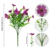 Small bunch of flowers with 7 branches - Lotus Red
