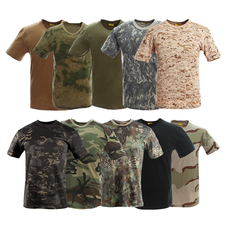 T-shirts Military Camouflage Army 