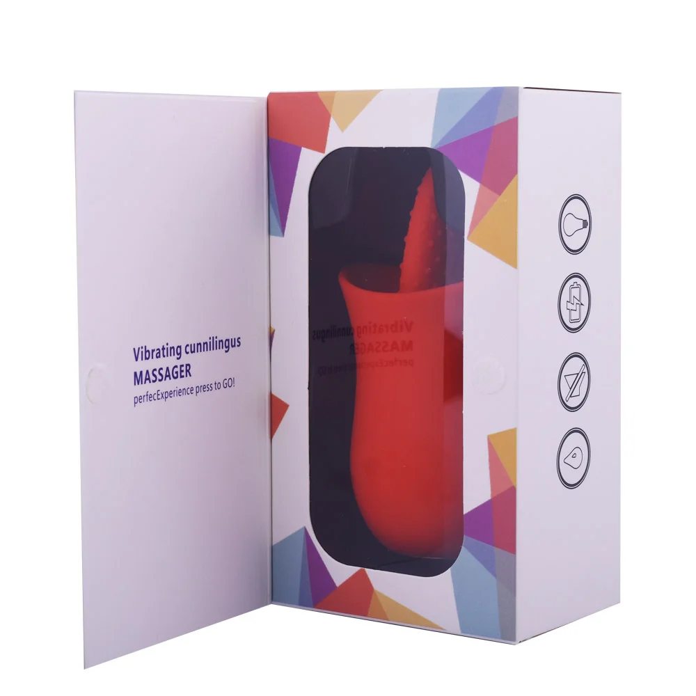 Low Noise Fast Charging Rose Suction Tongue Vibrator With Custom Gift Box