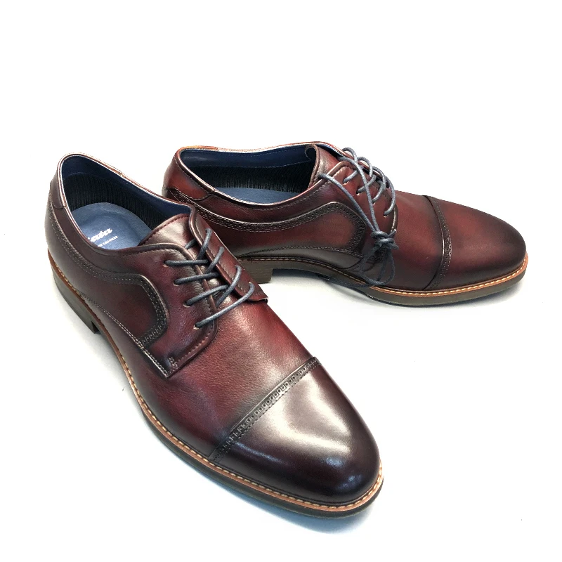 
Модная дизайнерская винтажная мужская деловая итальянская обувь из натуральной кожи 