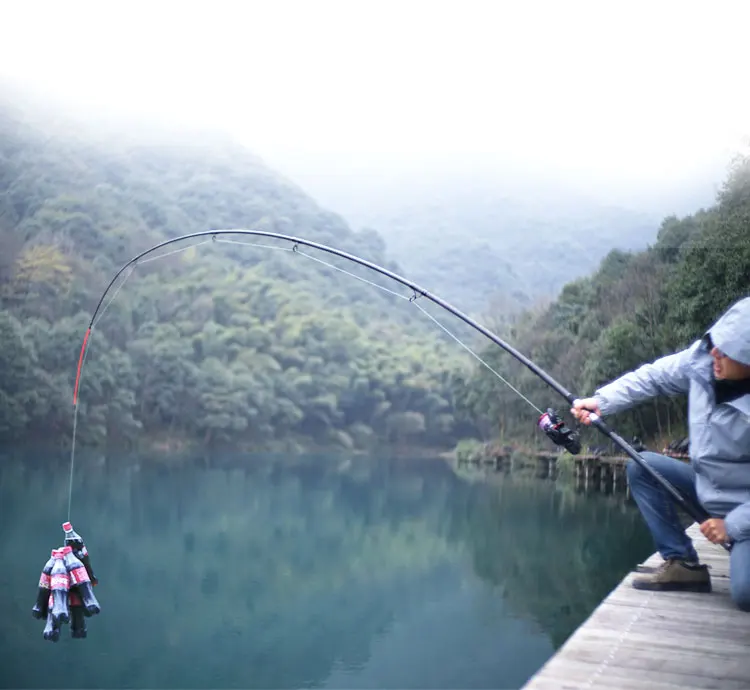 2.4m-5.4m Super Strong Surf Fishing Rod Carp Fishing Pole Long Handle High Quality Carbon Fiber Spinning Fishing Telescopic Rod 2.4m-5.4m Super Strong Surf Fishing Rod Carp Fishing Pole Long Handle High Quality Carbon Fiber Spinning Fishing Telescopic Rod