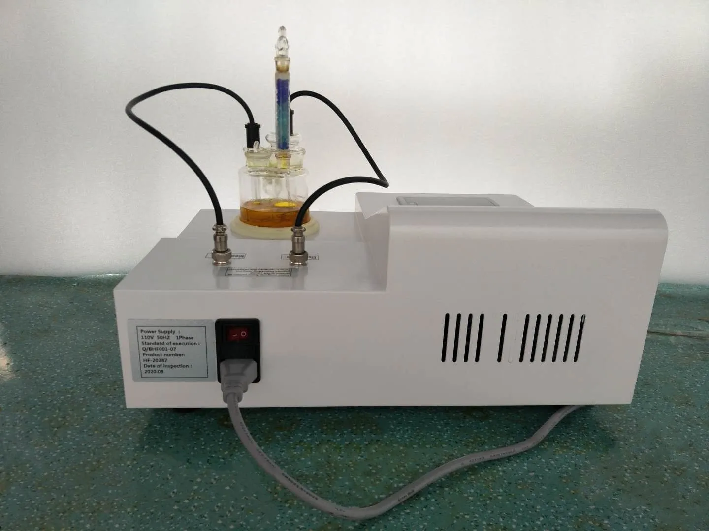 Transformer Oil Moisture Tester Coulometric Karl Fischer Titration Apparatus